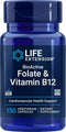 Life Extension BioActive Folate & Vitamin B12, 150 Vegetarian Capsules, Non-GMO, Gluten Free Supplement