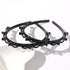 Women's Fashion Headbands with Clips - Thin Plastic Braided Twist Plait Hairpin for Workout, Double Layer Hair Tools