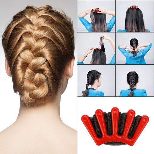 Winkeyes Hair Styling Set, DIY Hair Braiding Tool Kit with Accessories for Fast Spiral Braids