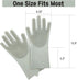 Silicone Magic Gloves, Ultimate Cleaning Gloves for Dishwashing, Kitchen, Pet, and Car