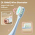 VONMAOGU 2 Pack Set Foldable Travel Toothbrush with Refillable Toothpaste Tube, Portable Folding Toothbrush Built