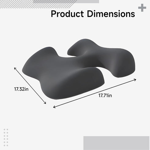 Vestamore T-Shape Chest Support Pillow, for Massage Bed and Beauty Salon, Memory Foam Face Down Pillow, Sweatshirt
