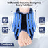 Ankle Ice Pack Wrap for Swelling with Cold Compression, Reusable Gel Cold & Hot Therapy for Foot Injuries