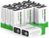 9V Batteries 12 Pack - 10-Year Shelf Life for Smoke Detector, Guitar Pedals, Square Alkaline Batteries