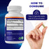 Vitamatic Glycine Supplement, 2000mg Per Serving, 300 Count, Non-GMO, Gluten Free