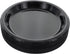 VeZee 9 Inches 300 Count Cuisine Disposable Black Plastic plates Good to use in Microwave, Best for home Parties