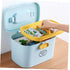 Multi-Functional First Aid Box with Emergency Handle Home Medicine Storage Organizer Compact Medicine Container