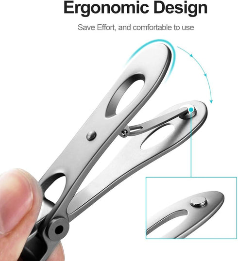 MR.GREEN Nail Clippers, Ultra Wide Jaw Opening Toenail Clipper for Thick Nails, Heavy Duty Stainless Steel Fingernail