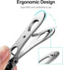 MR.GREEN Nail Clippers, Ultra Wide Jaw Opening Toenail Clipper for Thick Nails, Heavy Duty Stainless Steel Fingernail