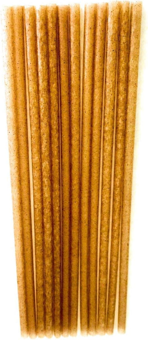 50 Pack Agave Fiber Straws, Eco-Friendly Alternative to Plastic & Paper Straws, Plant Based