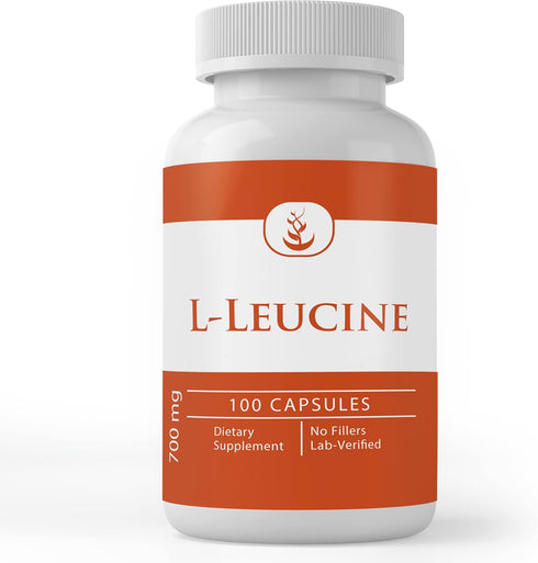 PURE ORIGINAL INGREDIENTS L-Leucine, 100 Capsules, Always Pure, Lab Verified