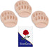 Metatarsa Foot Pads, Reusable Soft Ball of Foot Cushions for Women, Honeycomb Fabric Pain Relief (3 pairs Beige)