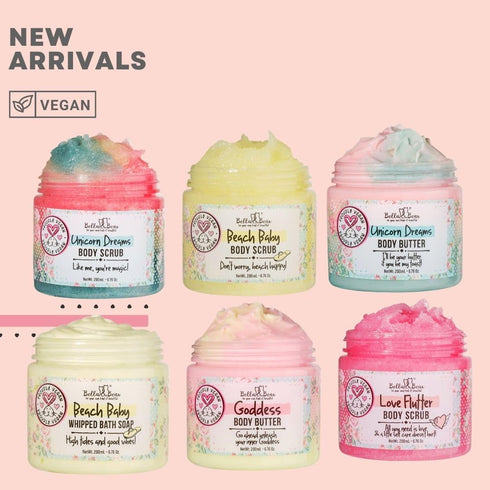 Bella & Bear Goddess Whipped Soap, Moisturizing Body Wash, Paraben Free, Vegan Shower Essential