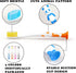 Pack 40,Suction 2+ Disposable Toddler Toothbrush Kids Bulk of Cup Bulk Children Toothbrushes for Kid Age Individually