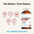 Puregen Labs Adult Extra Strength Acetaminophen Liquid 500mg/15ml - 8 fl oz Pain Reliever/Fever Reducer, Cherry Flavor