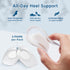 Heel Cushions for Heel Pain Relief (4 Pack) - Gel Heel Cups for Men & Women, Plantar Fasciitis Support