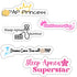 Sleep Apnea Awareness Sticker, Vinyl Decal Car Laptop Wall Window Sticker, 8pcs/Set, White, HA001