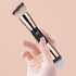 KINGMAS Foundation Makeup Brush, Double-Ended Angled/Tapered Brush for Blending Liquid and Powder