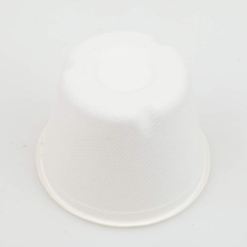 Golden Apple 4oz-50ct Portion Cups, Compostable Sugarcane/Bagasse, Biodegradable Sample Food Cups