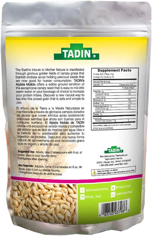 Ground Canary Seed 100% Natural Dietary Supplement for Human Consumption (2 P...) by Tadin