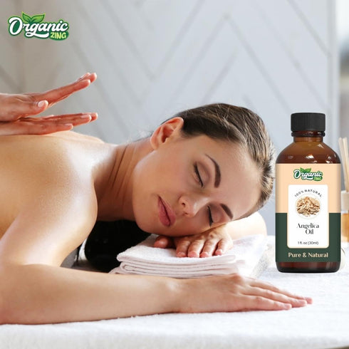 Angelica Oil - 30ml/1.01fl oz, Pure & Natural Essential Oil for Skincare, Massage, and Diffusers