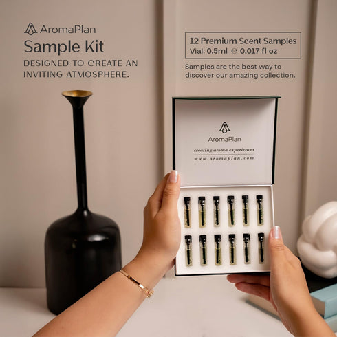 Set, Set 12 (12 AROMAPLAN Sample Top Picks Collection Exclusively for Smelling, NOT Machine USE - Premium Scent