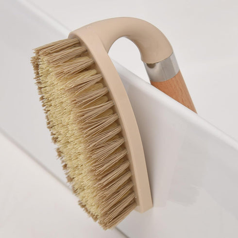 Scrubbing Brush for Carpet Cleaning, Heavy Duty Cleaning Brush with Stiff Bristles for Floors, Bathroom, and Kitchen