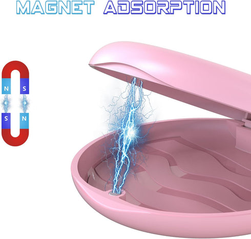 Orthodontic Mouthguard Case, Dental Retainer Case, Aligners Case (Pink)