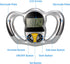 Digital Body Fat Analyzer, Handheld BMI Monitor with LCD Display for Personal Health Measurement