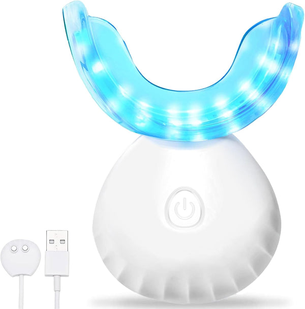 Teeth Whitening Light,10X More Powerful Blue Led Light Connected with USB, Non-Battery