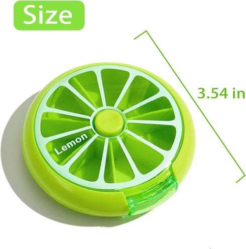 INVODA Pill Cases - Weekly Pill Box Organizer with 3 Times 7 Compartments for Large Medicine