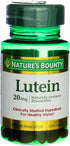 Nature's Bounty Lutein, 20 mg, 40 Softgels