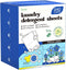 Laundry Detergent Sheets, Fresh Linen Scent (240 Loads) - Eco Friendly, Plant-Based, Hypoallergenic Strips