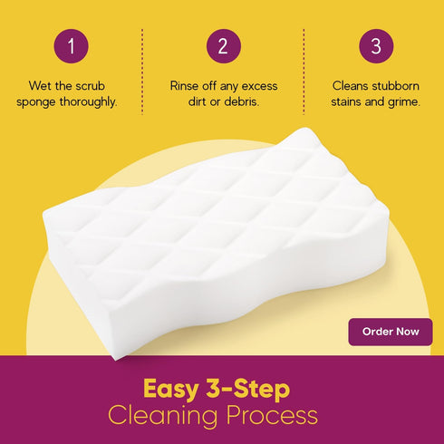 (20-Pack) Magic Eraser Sponge Cleaning - 10 Eraser Sponges + 10 Flexi Sheets for Household Bathroom Cleaning