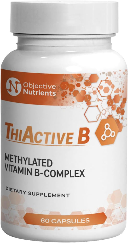 ThiActive B Methylated B-Complex - No Fillers or Flow Agents, 60 Count