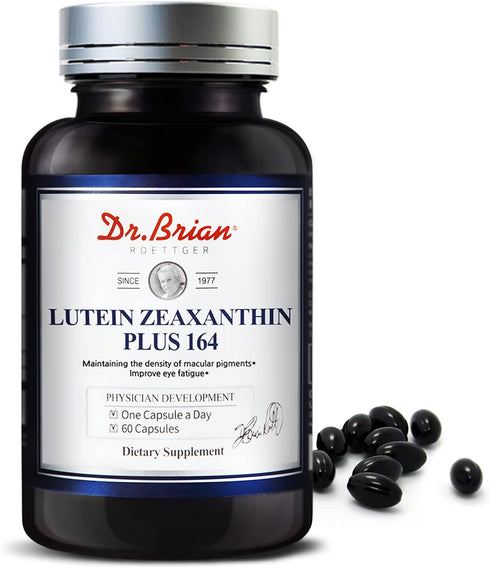 Dr. Brian Eye Vitamins Lutein & Zeaxanthin Capsule, 16mg Lutein, 4mg Zeaxanthin, 5mg Astaxanthin, Vision Health