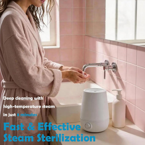 LZLIKYEY 3-in-1 99.9% Menstrual Cup Sterilizer Steamer, for Cleans, Dries, and Stores Your Period Cup- Leak-Free