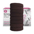 Large Hair Ties for Thick Hair, Non-Slip Seamless Ponytail Scrunchies, Brown, 8 Pcs