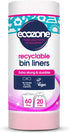 Ecozone’s 100% Biodegradable Bin Liners, 60 Litres, 20 Bags