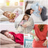 Sepnefi Bottle,1L U Shaped Hot Water Bottle, Neck and Shoulder Hot Water Hot Water Bag with Detachable Cover Soft Plush