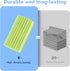 2-Pack Damp Clean Duster Sponge, Magic Sponge Eraser Baseboard Cleaner Tool, Dusters for Cleaning Blinds, Glass, Vents, Railings, Mirrors,Window Track Grooves and Faucets by YFUIF