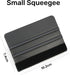 CARTINTS Plastic Squeegee Kit for Vinyl Wrap, Window Tint & Wallpaper Tools, 8.3IN+4IN Felt Squeegee & Precision Art