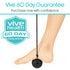 Set Vive Plantar Fasciitis Relief Lacrosse Ball Massage Roller for Feet - Deep Tissue Trigger Point Massager for Arch