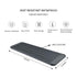Silicone Heat Resistant Mat, 11 x 5 Inch, Grey, 1 Pack for Hair Iron