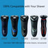SH30 Replacement Heads for Philips Norelco Series 3000, 2000, 1000 Shavers, Compatible with ComfortCut Blades