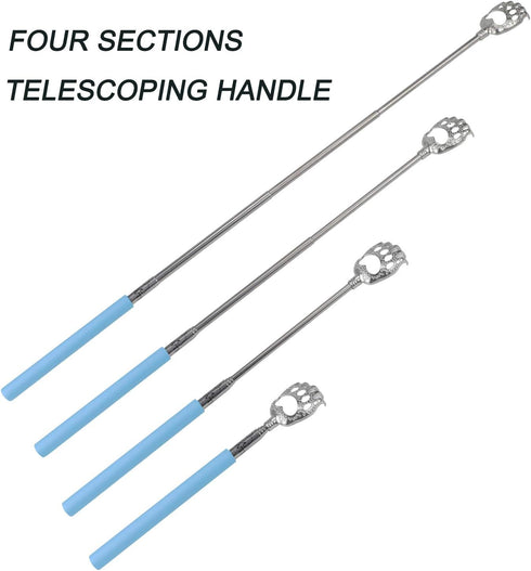 WOVTE Bear Claw Telescopic Back Scratcher - Blue