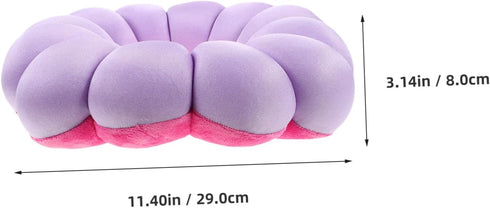 TOYANDONA Pumpkin Shaped Flower Donut Pillow Nursing Pad for Bedridden Patients Multiuse Cushion for Hands Feet Head