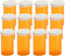 Empty Plastic Pill Bottles with Easy Open Caps (Not Child Resistant), Clear Containers for Prescription Medication