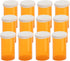 Empty Plastic Pill Bottles with Easy Open Caps (Not Child Resistant), Clear Containers for Prescription Medication