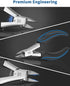 Toenail Clippers, Professional Podiatrist Grooming Tool for Thick or Ingrown Nails, Stainless Steel Sharp Curved Blade